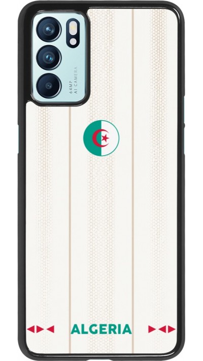 Coque OPPO Reno6 5G - Maillot de football Algérie 2026 personnalisable