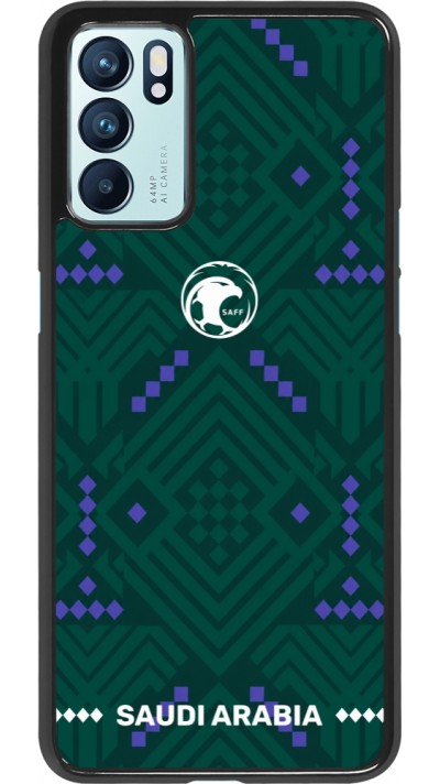Coque OPPO Reno6 5G - Maillot de football Arabie saoudite 2026 personnalisable