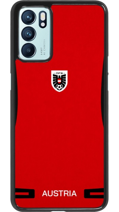 Coque OPPO Reno6 5G - Maillot de football Autriche 2026 personnalisable