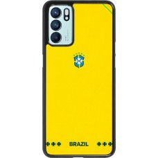 Coque OPPO Reno6 5G - Maillot de football Bresil 2026 personnalisable