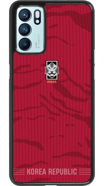 Coque OPPO Reno6 5G - Maillot de football Corée du Sud 2026 personnalisable