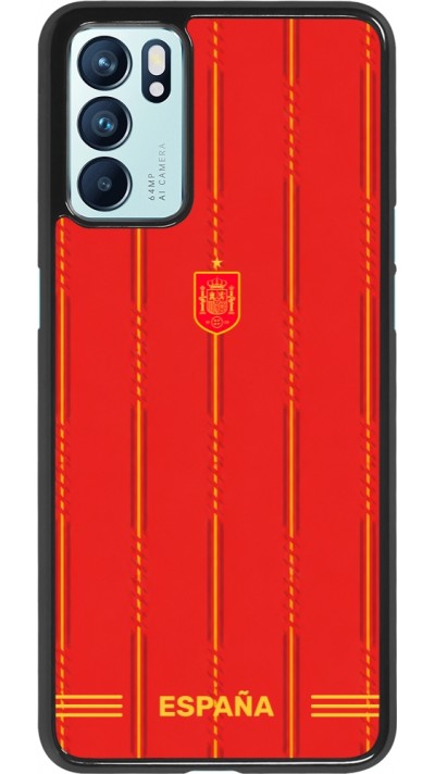 Coque OPPO Reno6 5G - Maillot de football Espagne 2026 personnalisable