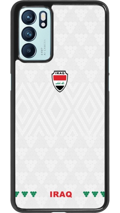 Coque OPPO Reno6 5G - Maillot de football Irak 2026 personnalisable