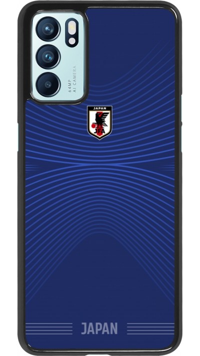 Coque OPPO Reno6 5G - Maillot de football Japon 2026 personnalisable