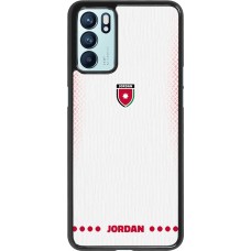 Coque OPPO Reno6 5G - Maillot de football Jordanie 2026 personnalisable