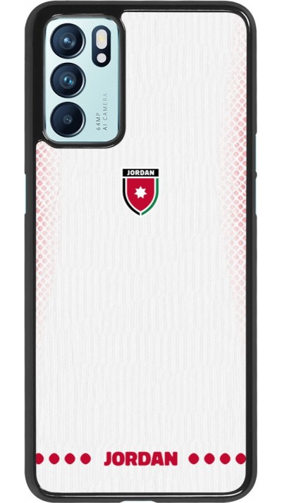 Coque OPPO Reno6 5G - Maillot de football Jordanie 2026 personnalisable