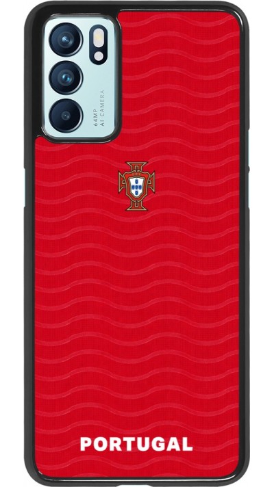 Coque OPPO Reno6 5G - Maillot de football Portugal 2026 personnalisable