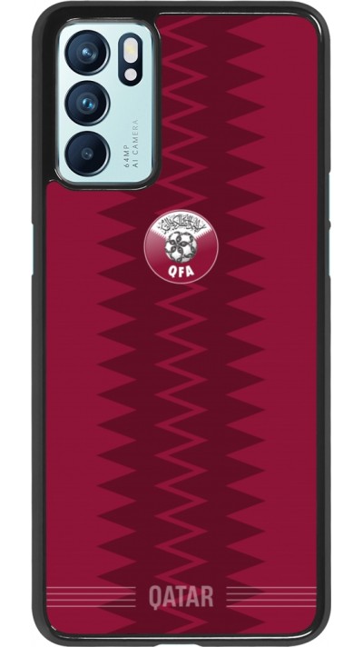 Coque OPPO Reno6 5G - Maillot de football Qatar 2026 personnalisable