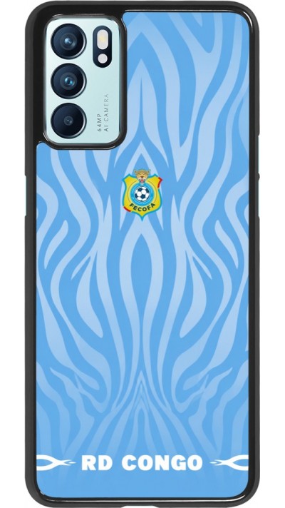 Coque OPPO Reno6 5G - Maillot de football RD Congo 2026 personnalisable