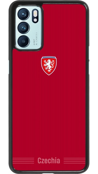 Coque OPPO Reno6 5G - Maillot de football Répuplique Tchèque 2026 personnalisable
