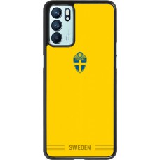 Coque OPPO Reno6 5G - Maillot de football Suède 2026 personnalisable