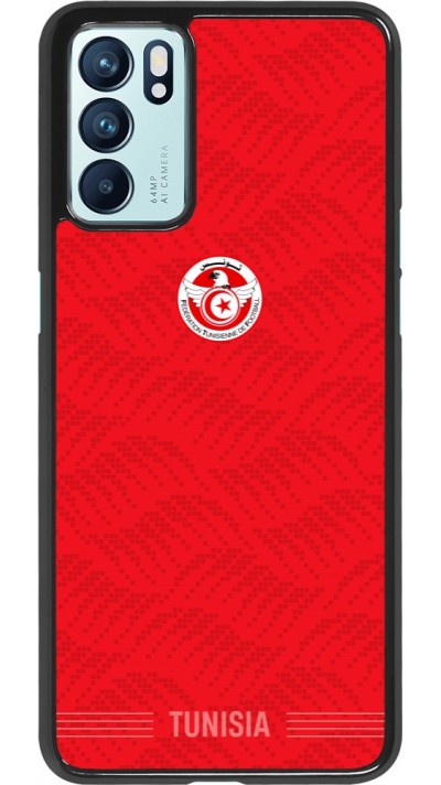 Coque OPPO Reno6 5G - Maillot de football Tunisie 2026 personnalisable