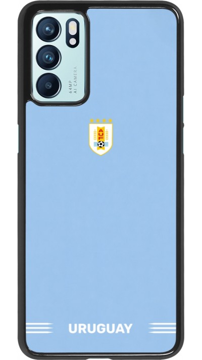 Coque OPPO Reno6 5G - Maillot de football Uruguay 2026 personnalisable