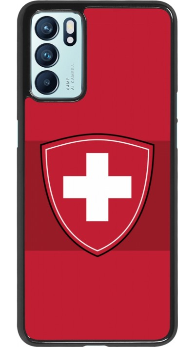 Coque OPPO Reno6 5G - Hockey World Championship Ecusson Suisse