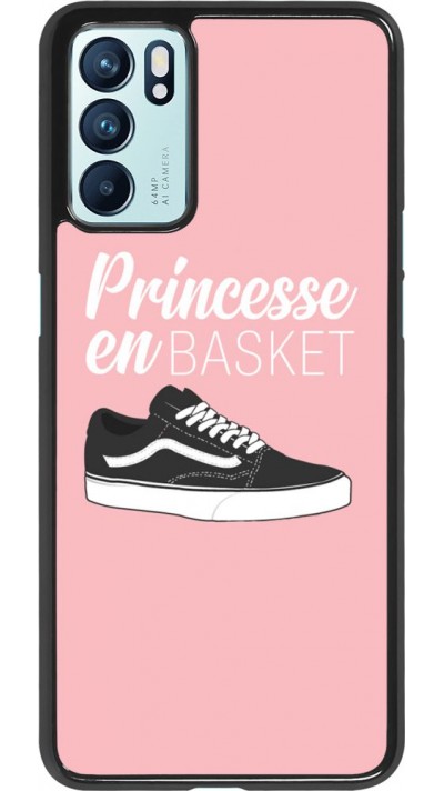 Coque Oppo Reno6 5G - princesse en basket