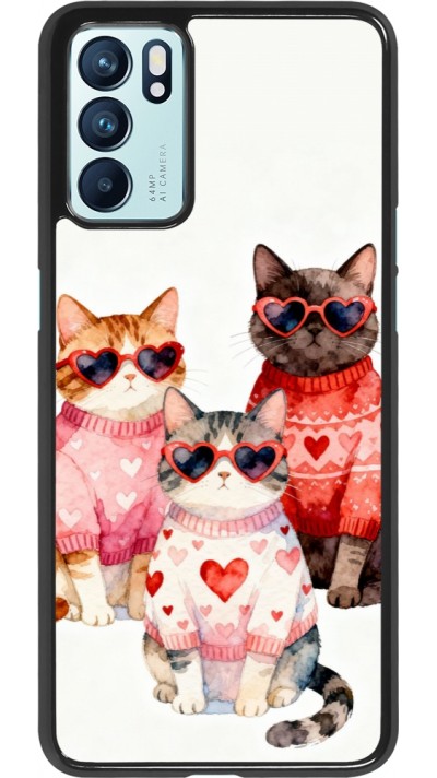 Coque OPPO Reno6 5G - Saint Valentines Day 26 Cat Love