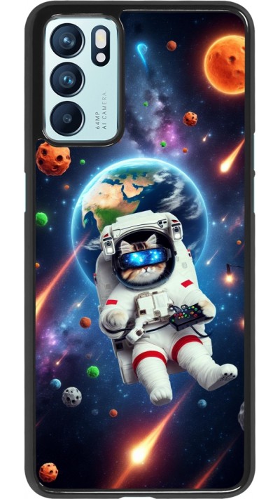 Coque OPPO Reno6 5G - VR SpaceCat Odyssey