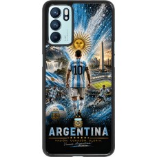 Coque OPPO Reno6 5G - Football Argentine splash 2026