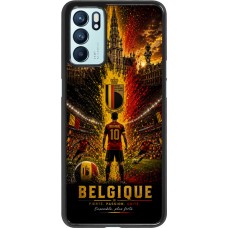 Coque OPPO Reno6 5G - Football Belgique splash 2026