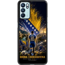 Coque OPPO Reno6 5G - Football Bosnie-Herzégovine splash 2026