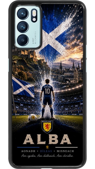 Coque OPPO Reno6 5G - Football Écosse splash 2026