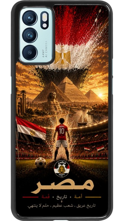 Coque OPPO Reno6 5G - Football Égypte splash 2026