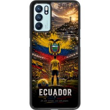 Coque OPPO Reno6 5G - Football Équateur splash 2026