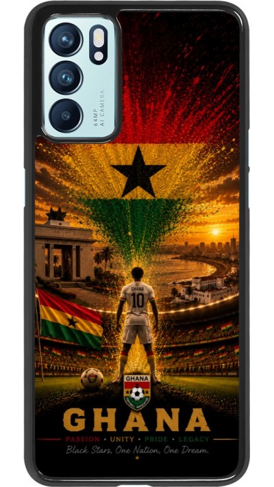 Coque OPPO Reno6 5G - Football Ghana splash 2026