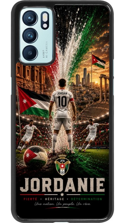Coque OPPO Reno6 5G - Football Jordanie splash 2026