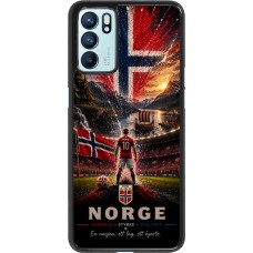 Coque OPPO Reno6 5G - Football Norvège splash 2026