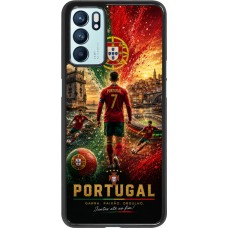 Coque OPPO Reno6 5G - Football Portugal splash 2026