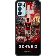 Coque OPPO Reno6 5G - Football Schweiz splash 2026