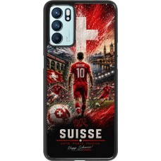 Coque OPPO Reno6 5G - Football Suisse splash 2026