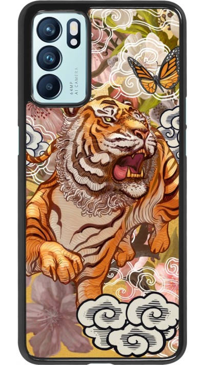 Coque OPPO Reno6 5G - Spring 23 japanese tiger