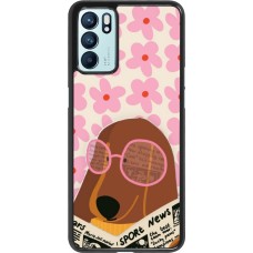 Coque OPPO Reno6 5G - Dog with newspaper 2026