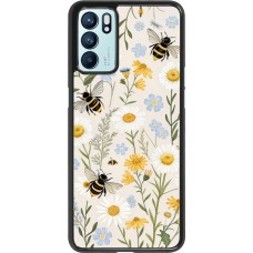Coque OPPO Reno6 5G - Pattern bees Spring 2026