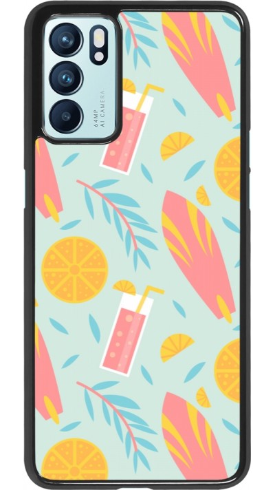 Coque OPPO Reno6 5G - Summer 2025 Pattern citron