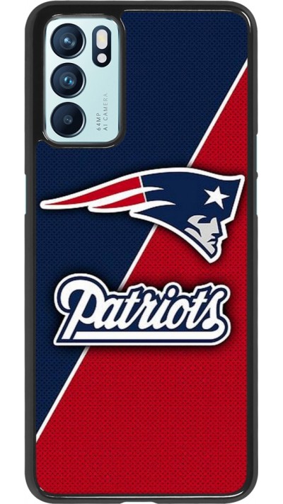 Coque OPPO Reno6 5G - Super Bowl 26 Patriots 1