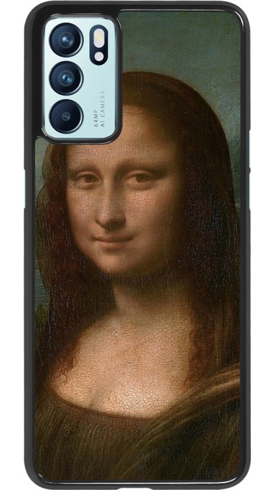 Coque OPPO Reno6 5G - Tableau art - La Joconde - Léonard de Vinci