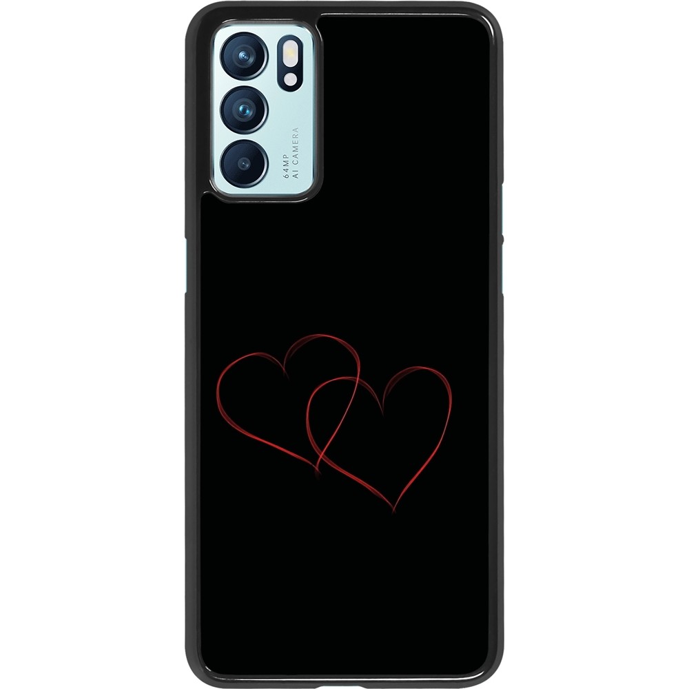 Oppo Reno6 5G Case Hülle - Valentine 2023 attached heart