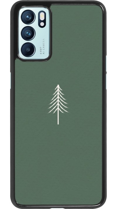 Coque Oppo Reno6 5G - Christmas 22 minimalist tree