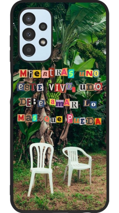 Coque Samsung Galaxy A13 5G - Silicone rigide noir Chairs DTMF