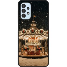 Samsung Galaxy A13 5G Case Hülle - Silikon schwarz Christmas 25 Carousel