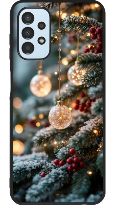 Coque Samsung Galaxy A13 5G - Silicone rigide noir Christmas 25 Xmas Decorated Tree