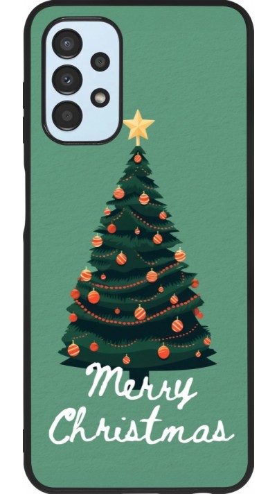 Coque Samsung Galaxy A13 5G - Silicone rigide noir Christmas 25 Xmas Tree