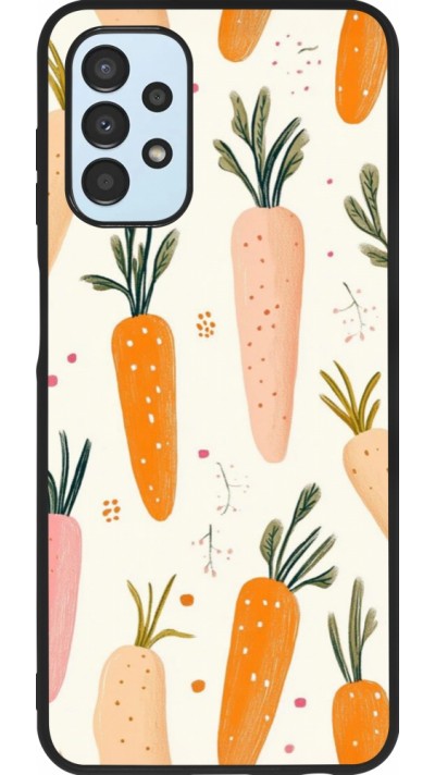 Coque Samsung Galaxy A13 5G - Silicone rigide noir Easter 2026 Illustration carrots