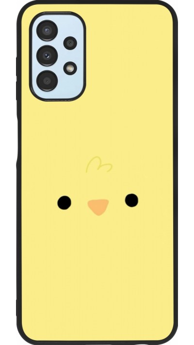 Coque Samsung Galaxy A13 5G - Silicone rigide noir Easter 2026 Little chicken