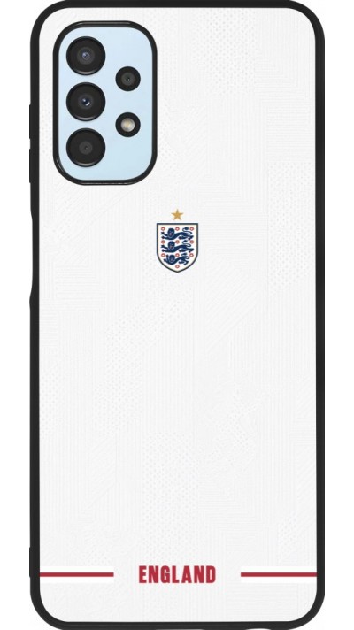 Coque Samsung Galaxy A13 5G - Silicone rigide noir Maillot de football Angleterre 2026 personnalisable