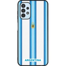 Coque Samsung Galaxy A13 5G - Silicone rigide noir Maillot de football Argentine 2026 personnalisable