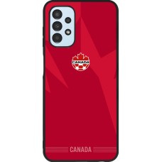 Coque Samsung Galaxy A13 5G - Silicone rigide noir Maillot de football Canada 2026 personnalisable